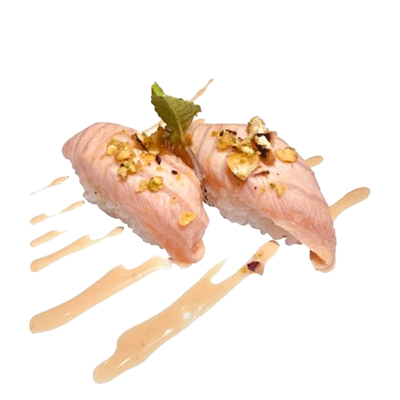 Nigiri sake orange