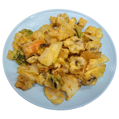 Tempura de verdura variada fritas
