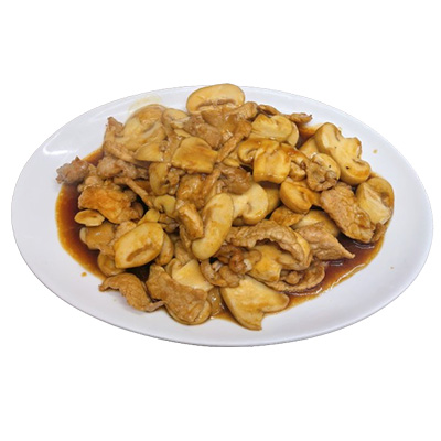 Cerdo con champiñón