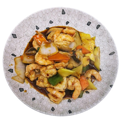  Gambas con salsa picante