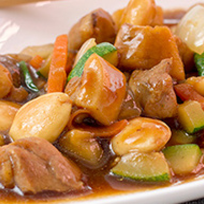  Pollo con almendras