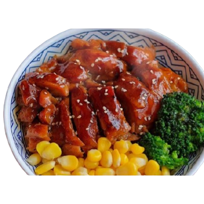 Arroz con pollo y salsa teriyaki  (Japón)