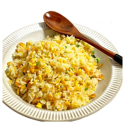 Arroz frito con huevo